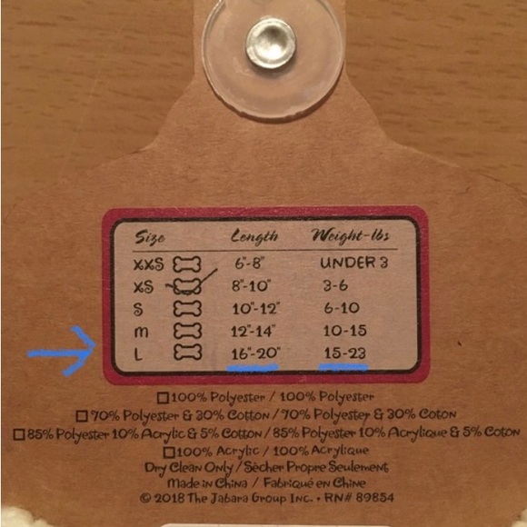 Holiday Trees Dog Sweater - Picture 4 of 4